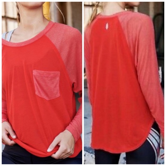 Free People Rudi Raglan Ruched Long Sleeve - Picture 2 of 13